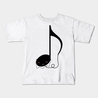 Play Repeat - Note hears her favorite song Kids T-Shirt